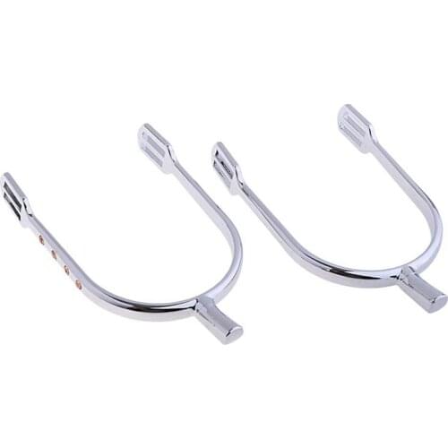 Zinc Alloy Horse Spurs Equestrian Horse Riding Boots Spurs Accessories Equestrian Supplies British Spurs