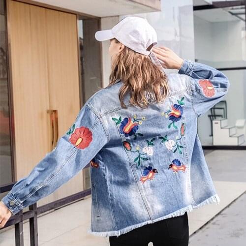 SAVELEVA Womens Denim Jackets