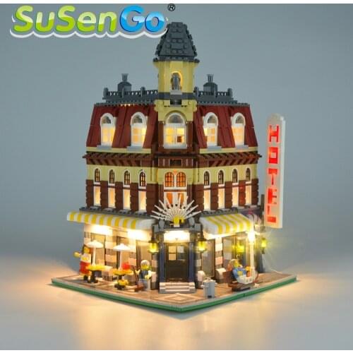 SuSenGo Led Light Set For 10182 Make&Create Cafe Corner Compatible With 15002 30012 ， NO Building Blocks Model