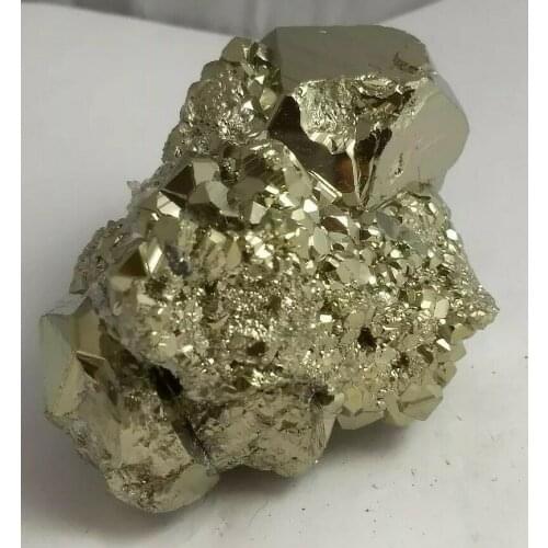 Gorgeous iron pyrite crystal cluster specimen, Peru Fools gold