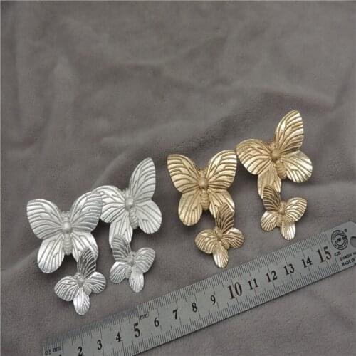 2019 Women Limited Earings Direct Selling, Fashion, Street Shooting, European And American Exaggerated Butterfly Earrings Ta74