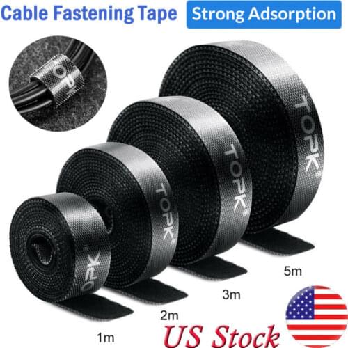 1Pcs Reusable Nylon Magic Tape PC Cable Tie Fasten Straps Wire Holder Organizer Velcro Multifunctional Finishing Line Belt