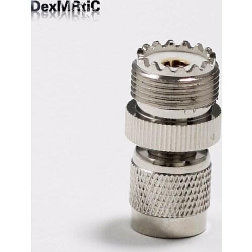 1pc TNC Male Plug switch UHF Female Jack RF Coax Adapter convertor Straight Nickelplated NEW wholesale