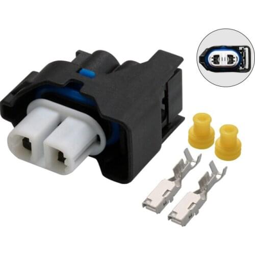 1PCS 2 pin 2.8mm car auto Fox fog lamp/foglight plug front lamp plug connector 7183-3789-30 for Ford Carnival