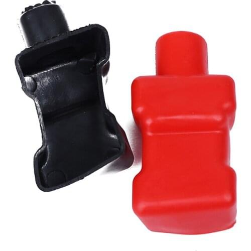 2pcs New Universal Rubber Car Battery Terminal Negative Positive Covers Insulating Protector Auto Battery Terminal Dust Cap