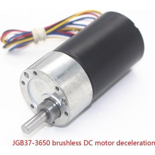 JGB37-3650 brushless DC motor, high torque, long life, low noise, signal feedback CW/CCW geared motor