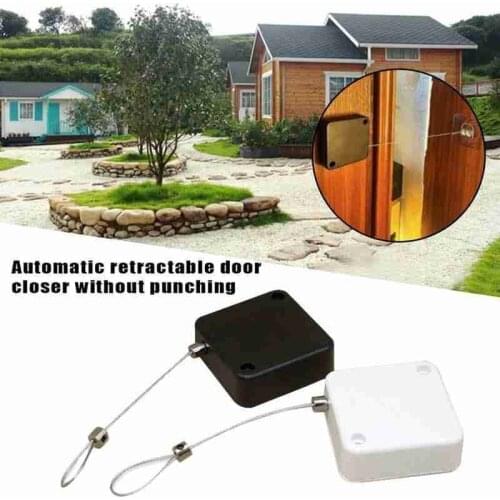 Punch-free Automatic Sensor Door Closer Automatically Home Doors Close Automatic Box Tool Retractable Improvement For All S S6Z7