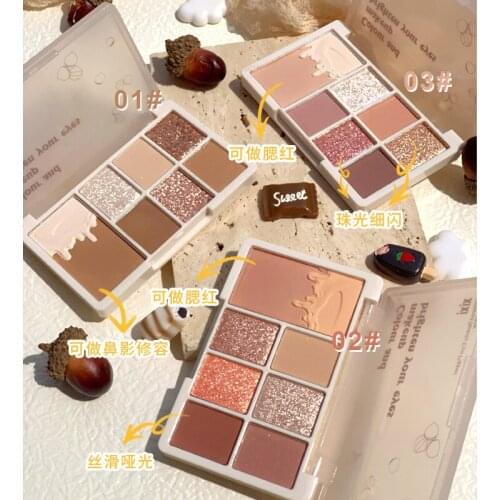 Makeup Eyeshadow Palette Soft Light Radiant Beautiful Eyeshadow Matte Pearlescent Color Eyeshadow Powder Pigment Cosmetics