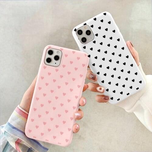 Love Heart-shaped Case For Samsung Galaxy S20 FE S21 S10 S9 Plus S10e A32 A31 A30 A52 A51 A50 A72 A71 A70 A10 A12 A40 Cover Case