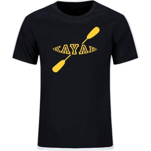 Summer New Fashion Kayak T Shirt Mans Short Sleeve Fashion Kayaking T-shirt O-neck Men Funny Tshirt Gift Tops Tees EU Size