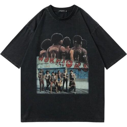 Mens Fashion Brand Loose Fit Short Sleeve T-shirt Vintage T Shirt Hip Hop Man Clothes Streetwear Men Tshirts Teed High Quality