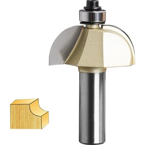 HUHAO 1pcs Arden Tool Milling Cutter Bow Curved Cutter Chamfer End Mills Woodworking Cutter Lace Gong Router Bit A0702