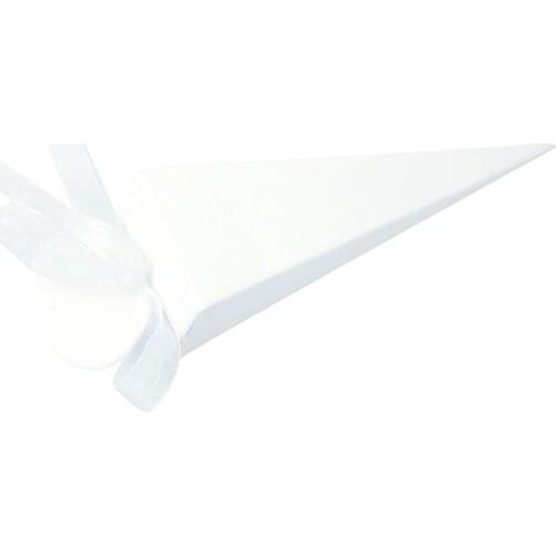 50pcs Cones Favour Gift Box Long Triangles Shape Sweet Candy Box for Wedding Birthday Party SDF-SHIP