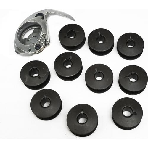 SHUTTLE HOOK #6028 & 10 pcs bobbins #2073 for SINGER 17/18 ADLER 48 /CONSEW/SEIKO KRT68 39295 2STYLE YOU CAN CHOOSE