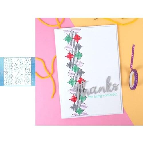 Fancy Stitiched Borders Die Cuts For Card Making 2020 Stitched Borders Background Dies For Scarpbooking Album Crafts Cards