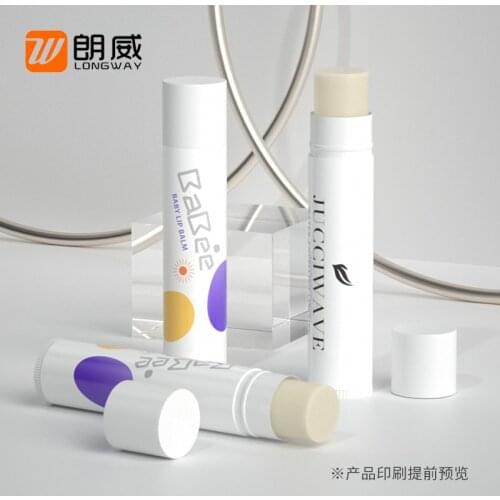 12PCS/Lot Empty White / Clear Lip Balm Containers, 5g, Plastic Lip Balm Tubes Twist Tubes for Homemade Lip Balms, Cosmetic Gifts