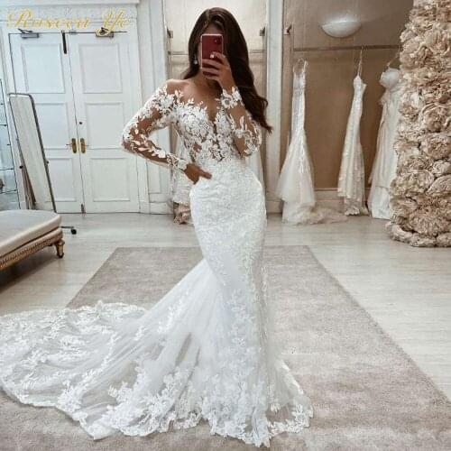 Roseca Ye Long Wedding Dresses