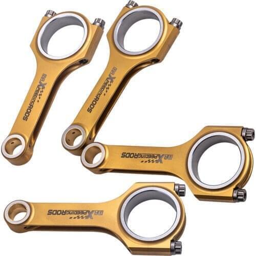 4x Titanize Connecting Rods for Mitsubishi 06–12 Outlander CW/ZG/ZH ARP2000 Bolts 4340 Balanced Piston pin Pleuel Bielle