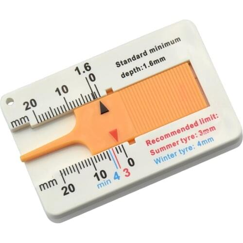 Tyre Tread DeepGauge Caliper Car Motorcycle Caravan Trailer Wheel Measure