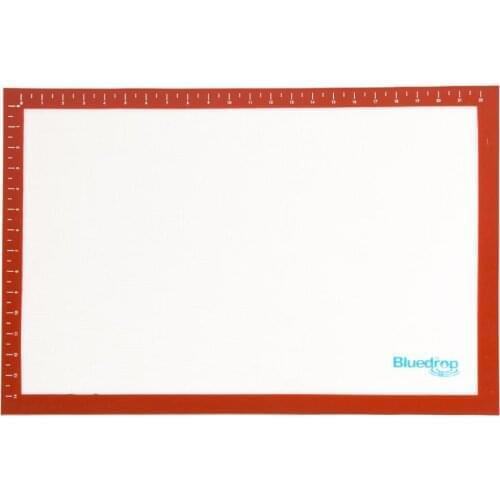 Bluedrop super large size silicone pasty mat rolling dough liner fiberglass reinforced Non slip Non stick working mat 60X80cm