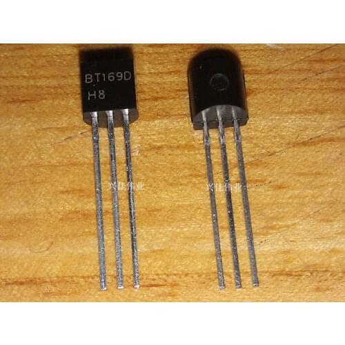 SUQ BT169D BT169 TO-92 Triacs Thyristor SCR 400V 9A 3-Pin SPT new original 100PCS