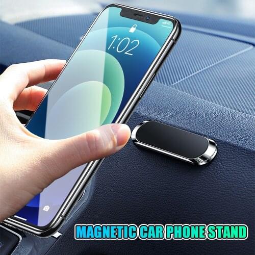 Universal Strong Magnetic Car Phone Holder For iPhone Samsung Xiaomi Huawei Vehicle Phone Metal Stand Bracket Car Accessories