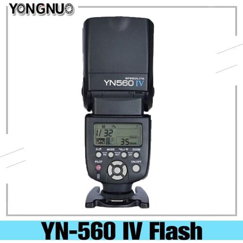 Yongnuo YN-560 IV Flash Speedlite for Canon Nikon Pentax Olympus DSLR Cameras YN560 4 560VI upgrade version of YN560 II YN560III