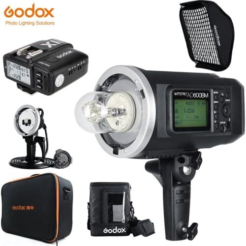 Free DHL Godox AD600BM 600Ws 1/8000 HSS GN87 Bowens Mount Flash Light + X1T-N Trigger +Studio Flash Lighting Kit for Nikon