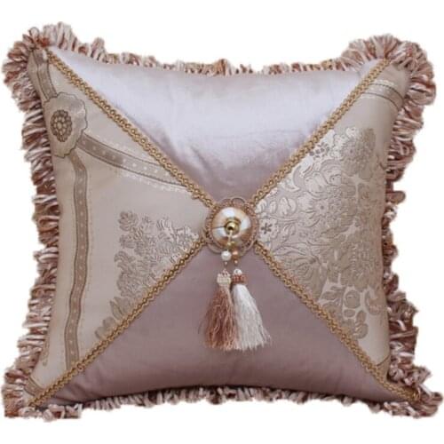 Upscale European luxurious Pillow Case Home Living Room Comfortable Hotel Home Supplies Pillow Cover Soft Pillowcase