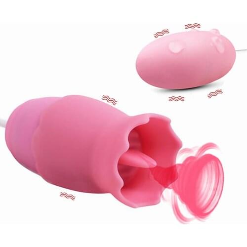 Tongue Vibrator Vibrating Egg Clitoris Stimulator Vagina Massage Lick Erotic Woman Masturbator Adult Sex Toys For Women Couple