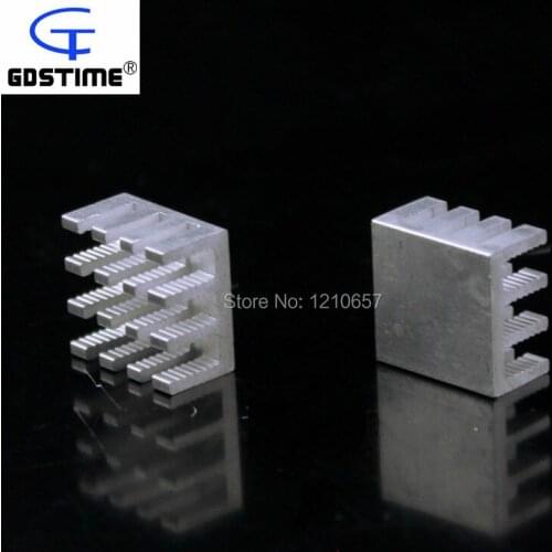 1000 pieces lot 14x14x8mm IC LED Heat Sink Heatsink Aluminum Radiator Cooling Fin