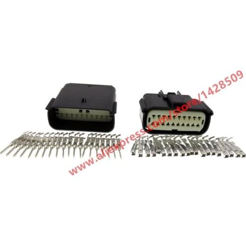 20 Sets 20 Pin Automotive Light Lamp Socket Connector For Ford Mondeo EDGE 33482-2132 33472-2001
