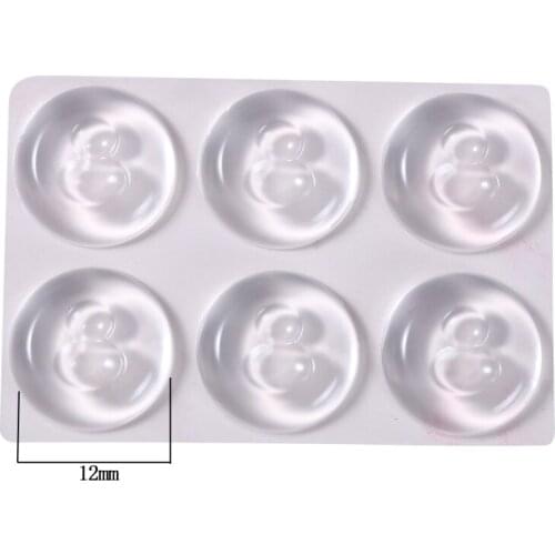 6pcs Anti-collision Crash Pad Door Knob Lock Pad Silicone Mute Wall Pad Crash Pads Door Door Knob Mats Door Stops Kids Safety