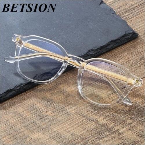 BETSION Acetate Anti Blue Light Glasses Men Goggles Eyewear Spectacles Women Gaming Computer Eyeglasses
