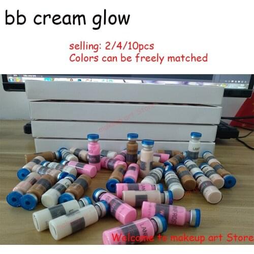 BB Cream Ampoule Meso white bb Serum Starter Kit freely choose color with bb Foundation derma pen for Effective Brightening