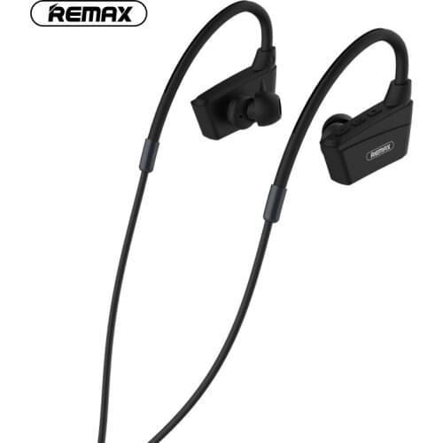 REMAX Bluetooth Earphone Neck Hanging Design Surround Sound Effect Noise Canceling In-ear Sports Earphone with Mic RB-S19