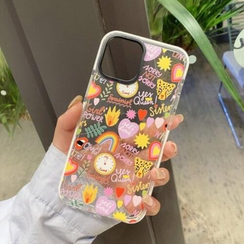 Rainbow Leopard Back Case For iphone 12 X Transparent Clear Silicone Soft Cover for iphone XR SE 2020 7 8 Plus 11 Pro XS Max