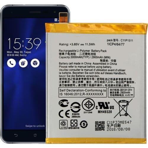 DDONG PLUS Batteries For Asus ZenFone 4 Selfie Pro Phones China