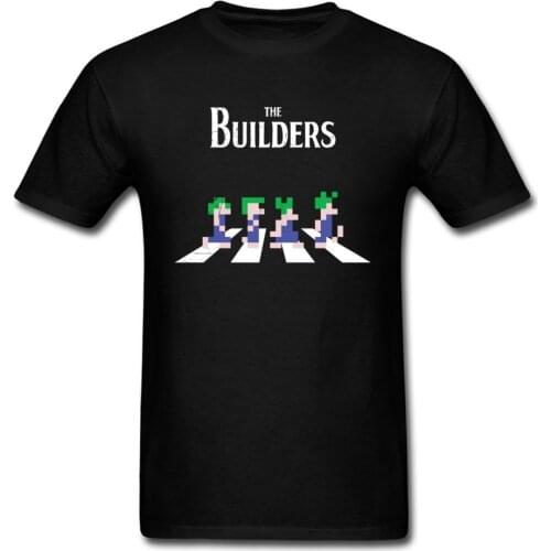 Cheap Funny T Shirts Mens The Builders Lemming Road T Shirt Photo Full Cotton Leisure Tops T-Shirt For Men Slim Fit T-Shirt