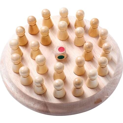 Kids child Wooden Puzzle toys Memory Chess toy Montessori Educational Developmental Color Cognitive Ability Toy for Children