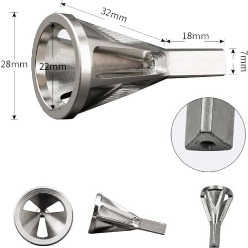 Stainless Steel Deburring External Chamfer Tool Stainless Steel Remove Burr Tools for Drill Bit 8-32 bolts