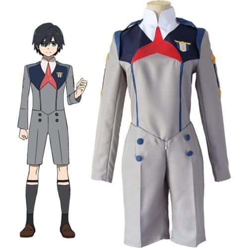 Anime DARLING In The FRANXX Cosplay Costumes Hiro Cosplay Costume Halloween Carnival Party Cosplay Costume