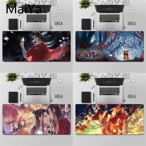 Maiya Top Quality Tian Guan Ci Fu Gaming Player desk laptop Rubber Mouse Mat Free Shipping Large Mouse Pad Keyboards Mat