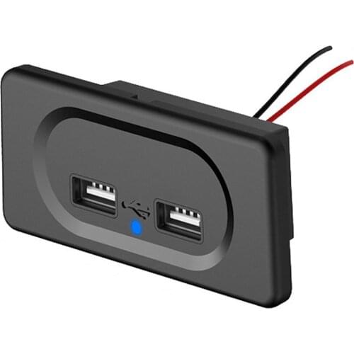 NEW Dual Usb Charger Socket 4.8A 3.1A 12v For Motorcycle Auto Truck Atv Boat Car Rv Bus 2.1A 2.4A Power Adapter Outlet