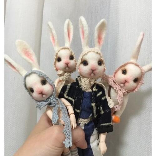 OB dolls Animal Face Ob11 dolls 1/8 Customization BJD dolls with animal heads（not included clothes)