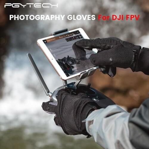 3 Sizes PGYTECH Gloves Photography Gloves Multifunction Windproof Outdoor Mountaineering Ski Riding Flip Waterproof Touch Screen