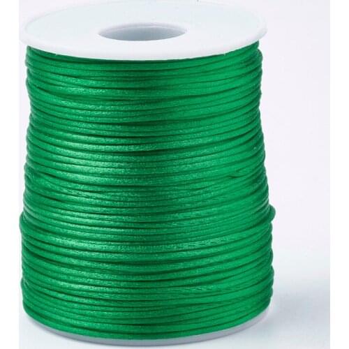 1 Roll 100m/roll 1.5mm Polyester Cord Thread String Strap DIY Bead Fitting Bracelet Necklace Jewelry Making Accessories Finding