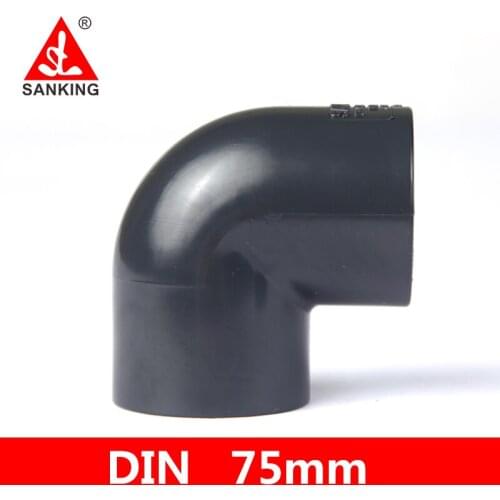 Sanking PVC 75mm 90 Degree Elbow （S X S） for Water Tank Line Aquarium Equipment Plastic Pipe Fitting Water Pipe Connection