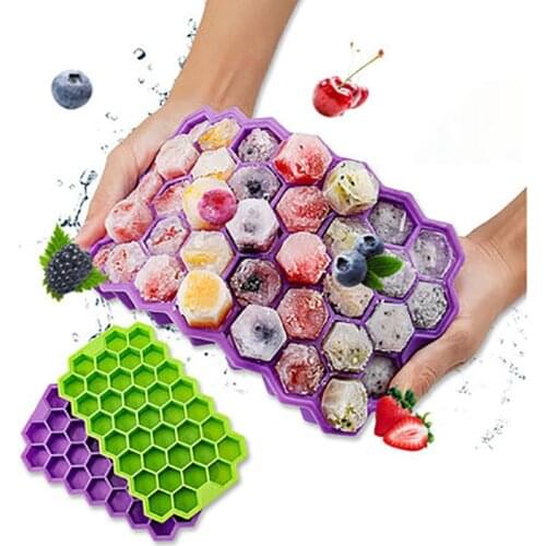 Silicones Ice Mould Honeycomb Ice Cream Tools Cube Tray Magnum Silicone Mold Forms Food Grade Mold for Whiskey Cocktail