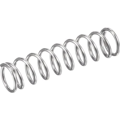 Uxcell 304 Stainless Steel Compression Spring 31.4N Load Capacity for Home Appliances Motor Equipment